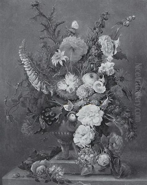 Still Life With Urn Of Flowers - view 1