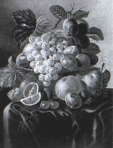 A Still Life Of Fruit On A Table - view 1