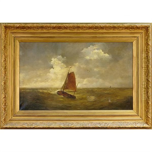 Dutch Fishing Boat In Deep Seas - view 1