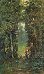 Figura Nel Bosco by Stefano Bruzzi