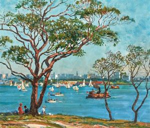 Sydney Harbour by Charles David Jones Bryant