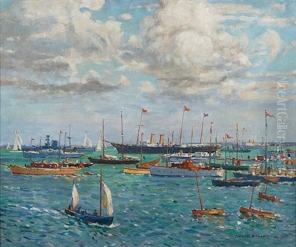 The Royal Yacht Victoria And Albert-naval Review - view 1