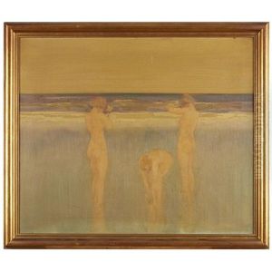 Nudes By Water's Edge