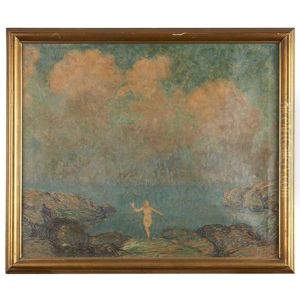 Nude By The Seashore