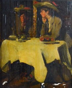 Parisian Cafe by Everett Lloyd Bryant