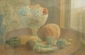 A View From The Artist's Studio by Everett Lloyd Bryant