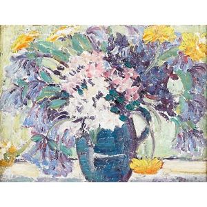 Flowers In A Vase by Maude Drein Bryant