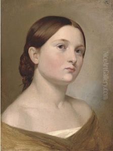 A Young Russian Beauty by Karl Pavlovich Bryullov