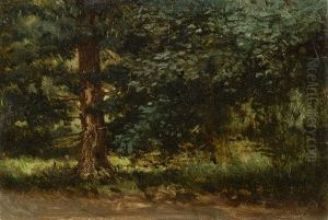 Forest by Pavel Aleksandrovich Bryullov