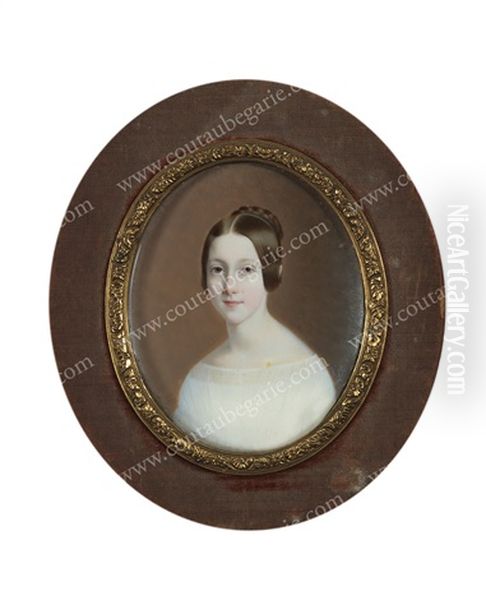Portrait De Josephine-elisabeth Gaugain (1807-1884), Epouse De Nestor Le Francois - view 1