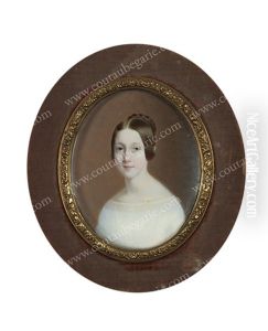 Portrait De Josephine-elisabeth Gaugain (1807-1884), Epouse De Nestor Le Francois by Leon Brzezinski