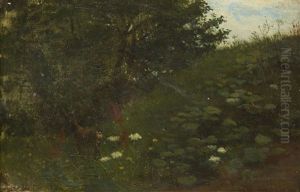 Landscape With A Roe Deer by Felix Brzozowski