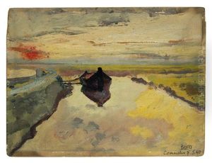 Tramonto A Comacchio by Anselmo Bucci