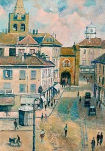 Ansicht Von Monza by Anselmo Bucci