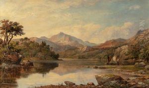 River Scene With Chinese Junks