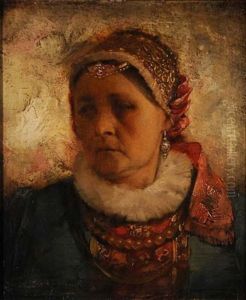 Altere Frau In Polnischer Tracht Altere Frau In Polnischer Tracht