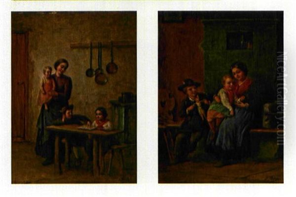 Kinder In Der Stube (+ Another; Pair) - view 1