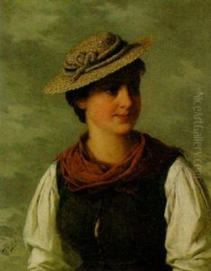 Brustbild Eines Dirndls