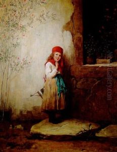 Die Kleine Gartnerin by Josef Bueche