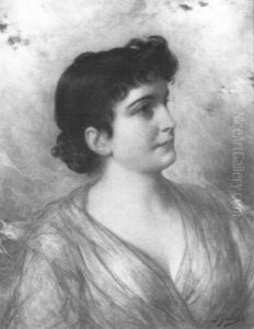 Portrait Einer Jungen Frau Portrait Einer Jungen Frau