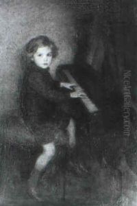 The Musician - Philip Buchel At The Piano by Charles A. Buchel
