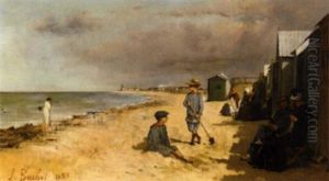 Au Bord De La Mer by Jules Buechel