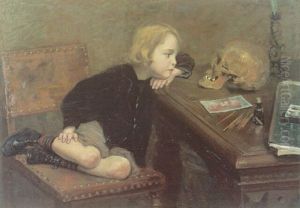 Poserend Kindje by Jules Buechel