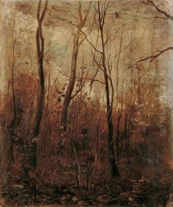 Waldstudie. Im Webicht Bei Weimar by Karl Buchholz
