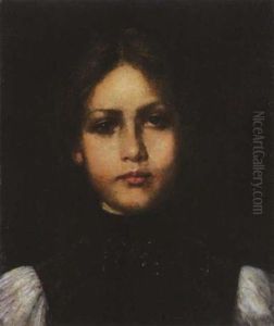 Madchen In Tracht by Georg Buchner