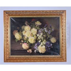 Basket Of Flowers by Hans Buchner