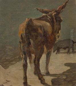 A Donkey by Frank Buchser
