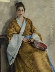 Jeune Femme Au Kimono