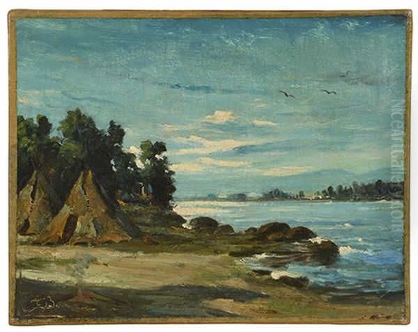 Indianische Flusslandschaft - view 1