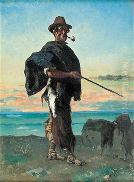 Hirte In Sudlandischer Tracht - view 1