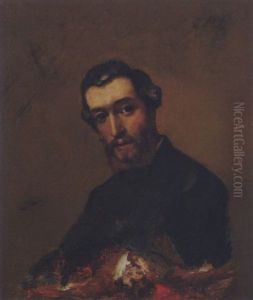 Herrenportrait by Frank Buchser