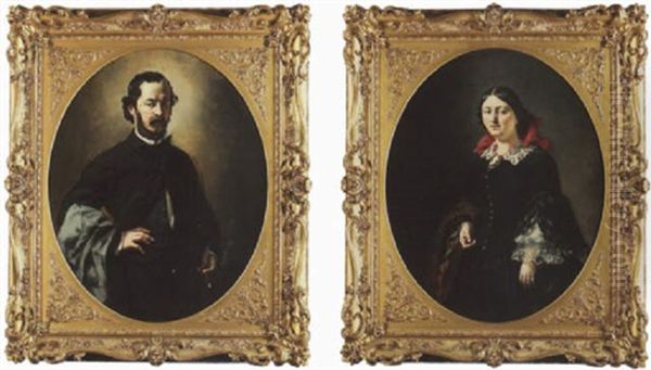 Bildnis Eines Herrn (+ Bildnis Einer Dame; Pair) - view 1