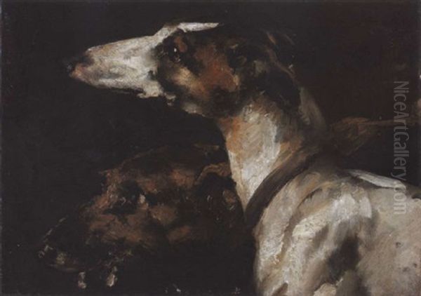 Zwei Windhunde - view 1
