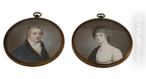 Portrait Of A Gentleman And Portrait Of A Lady (pair) - view 1