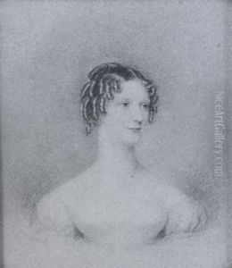 A Lady (henrietta De Grey, Nee Cole) Wearing Decollete White Dress A Lady (henrietta De Grey, Nee Cole) Wearing Decollete White Dress