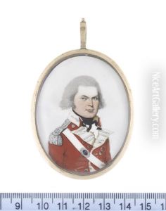 Captain Benjamin Follett Of The 13th Regiment Of Foot (d.1833), Wearing Red Coat With White Facings, Silver Lace, Buttons And Epaulettes...
