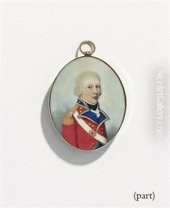 A Soldier Of The 113th Regiment Of Foot, In Red Coat With Dark Blue Facing, Trimmed With Gold Piping And Gold Epaulette