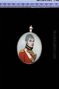 An Officer Called James Davidson, Wearing The Uniform Of The 89th Foot by Frederick Buck