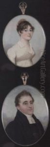 A Vicar Wearing Black Robes And White Bands A Vicar Wearing Black Robes And White Bands