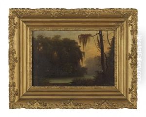 Swamp Scene In Louisiana by William Henry Buck