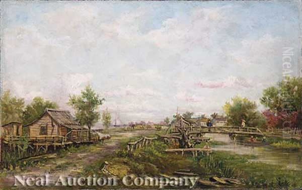 Louisiana Plantation Along Lake Pontchartrain - view 1