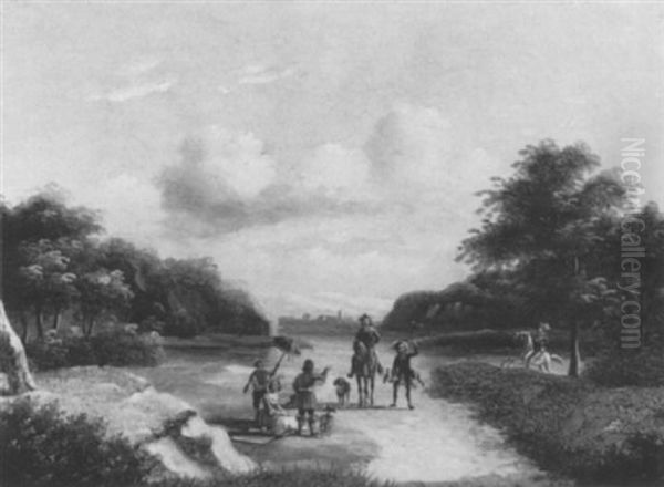 La Chasse Au Faucon - view 1