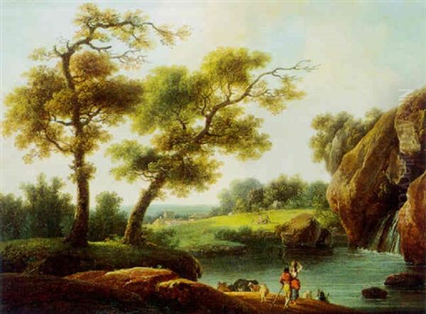 Le Repos Des Bergers Pres De La Cascade - view 1