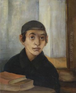 Jewish Child by Josef Budko