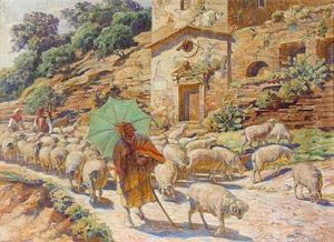 Landscape From Girgenti On Sicily