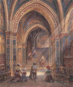 La Scala Sancta I Sacro Speco I Klosterkirken St. Benedetto, Subiaco